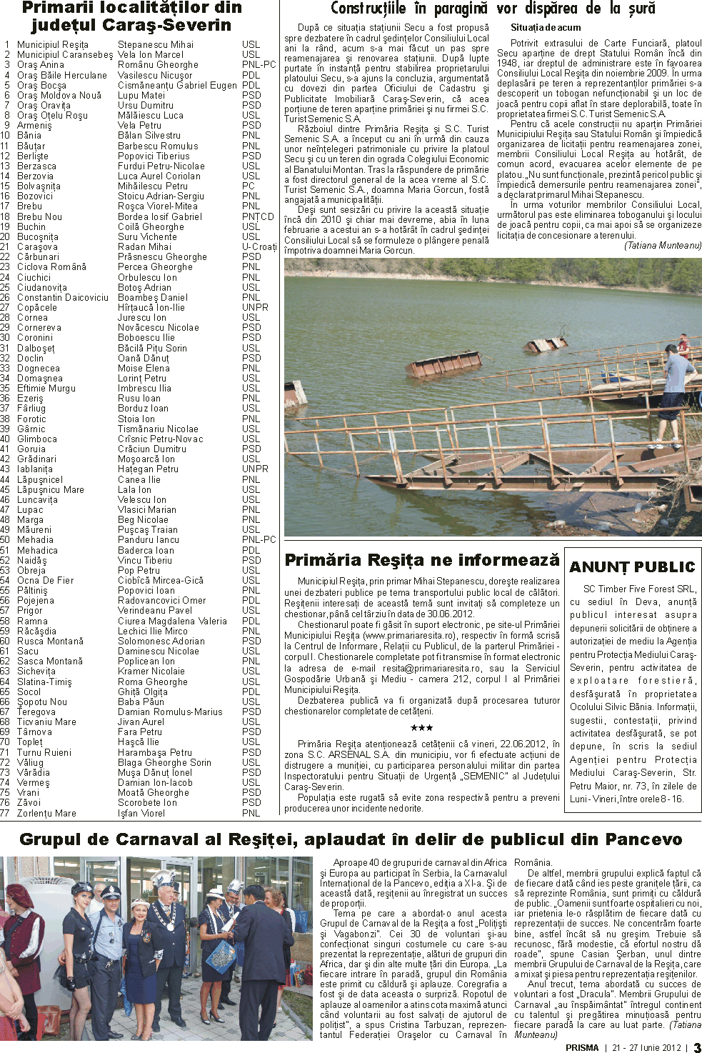 Num�rul curent, pagina 3