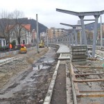Gara Resita Sud in timpul renovarii