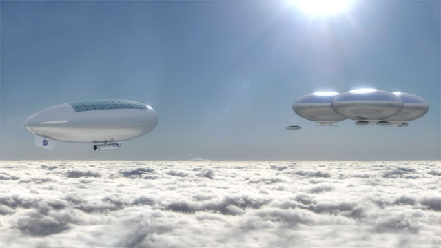 Venus - orase plutitoare deasupra norilor