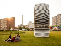 Turn de purificare a aerului, amplasat în Rotterdam