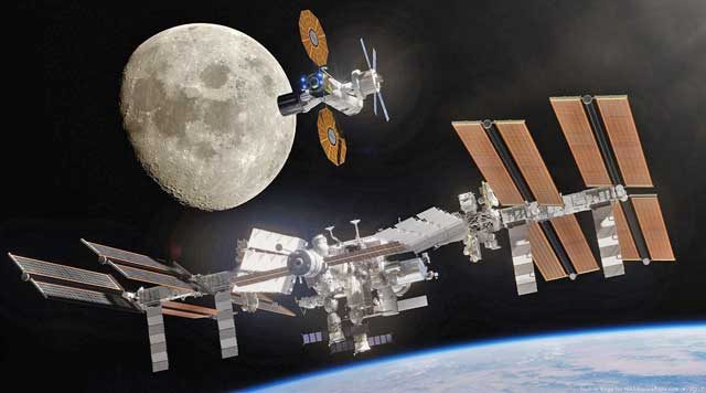 Statia orbitală lunară